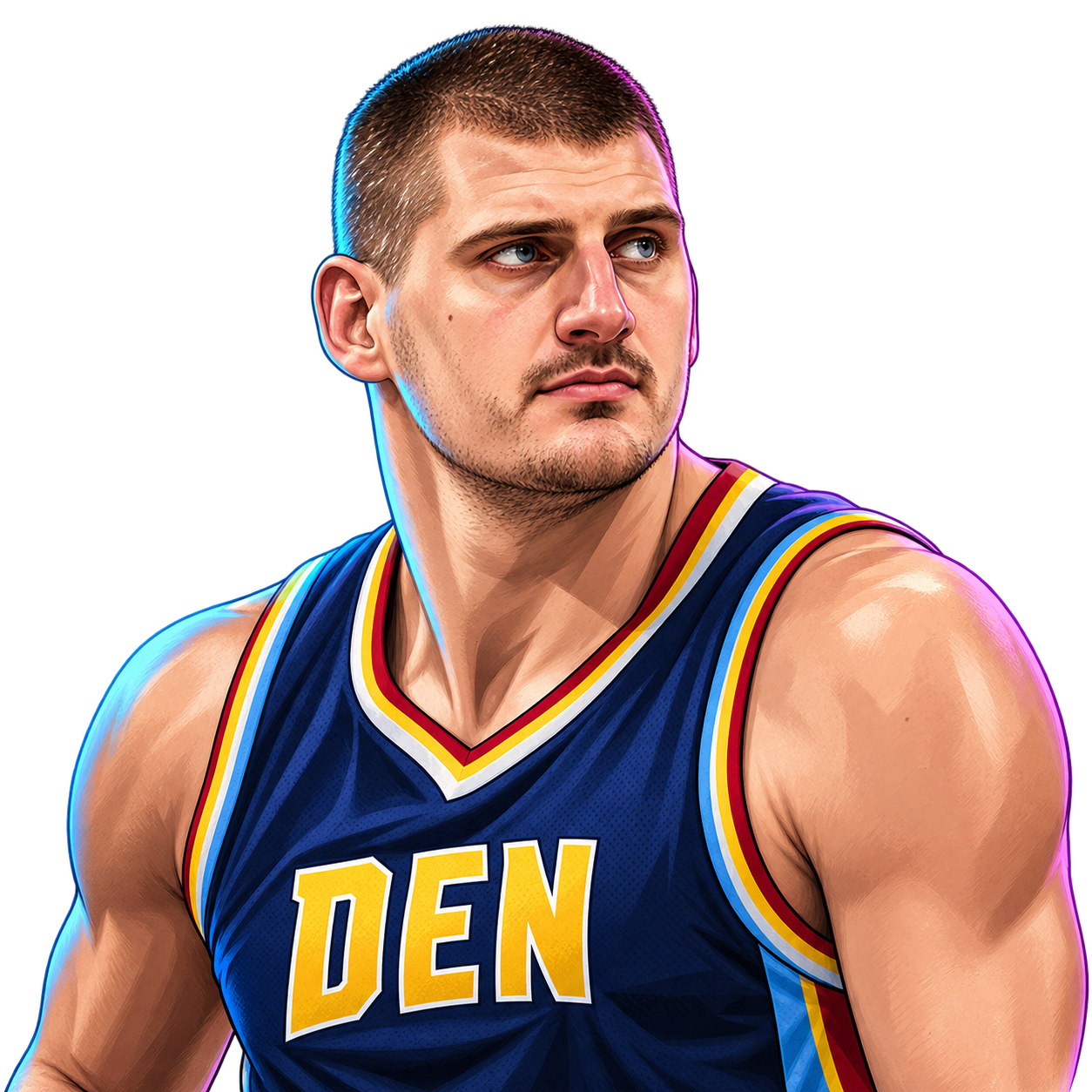 Retrato de Nikola Jokic, DEN